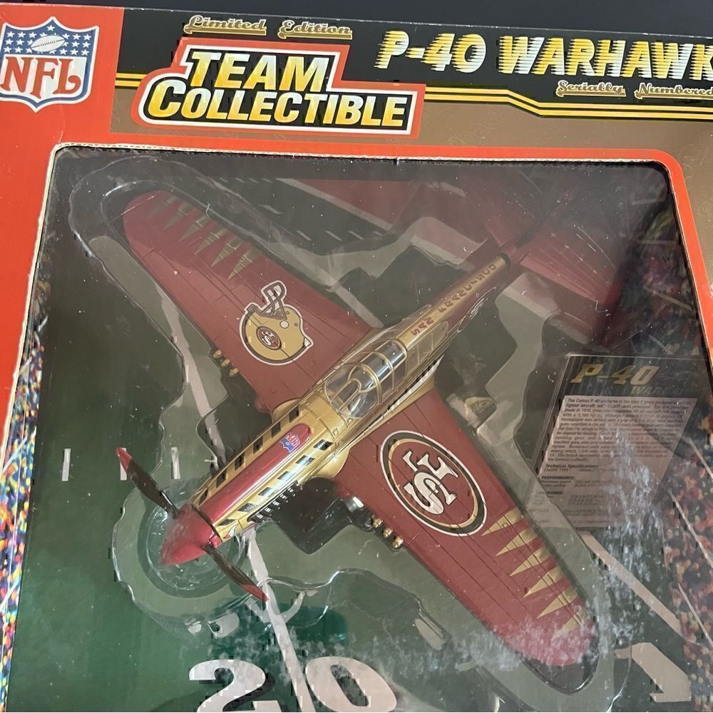 *30off3* 🏈 NWT. 1:48 Scale Die - Cast Warhawk SF 49ers NFL Team Collectible.​ - Picture 4 of 10